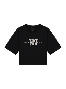 Nik & Nik G 8-730 2402 Spray T-Shirt G 8-730 2402 9000 Black